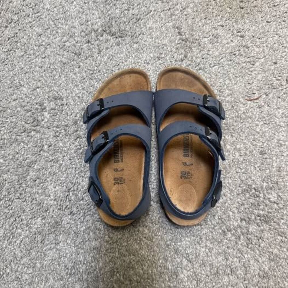 Birkenstock Kids Roma Sandal Navy - Size 30 - Little Kids 12-12.5